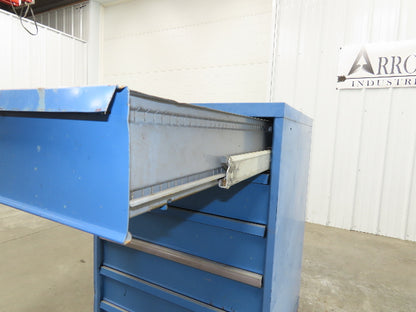 Lista Tool Cabinet Chest 6 Drawer 29x29x42" Blue Stanley Vidmar