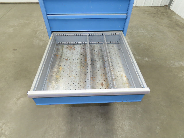 Lista Tool Cabinet Chest 6 Drawer 29x29x42" Blue Stanley Vidmar