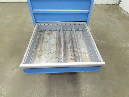Lista Tool Cabinet Chest 6 Drawer 29x29x42" Blue Stanley Vidmar