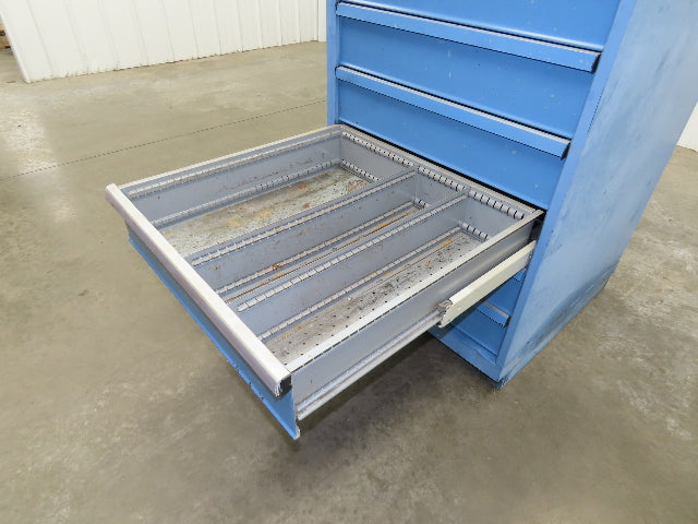 Lista Tool Cabinet Chest 6 Drawer 29x29x42" Blue Stanley Vidmar