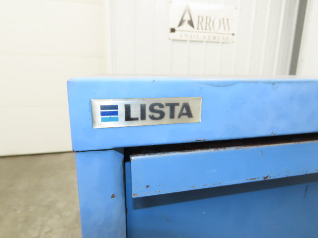 Lista Tool Cabinet Chest 6 Drawer 29x29x42" Blue Stanley Vidmar