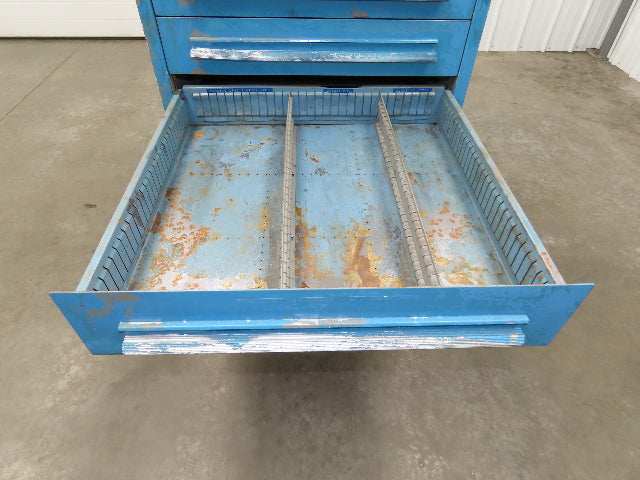 Lyon Tool Cabinet Chest 6 Drawer 28x30x44" Gray Lista Stanley Vidmar