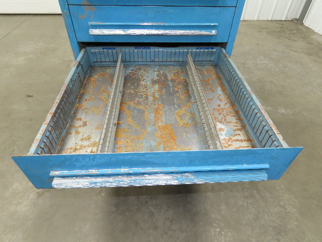 Lyon Tool Cabinet Chest 6 Drawer 28x30x44" Gray Lista Stanley Vidmar