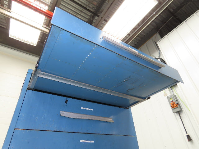 Lyon Tool Cabinet Chest 4 Drawer 28x45x44" Gray Lista Stanley Vidmar Rough