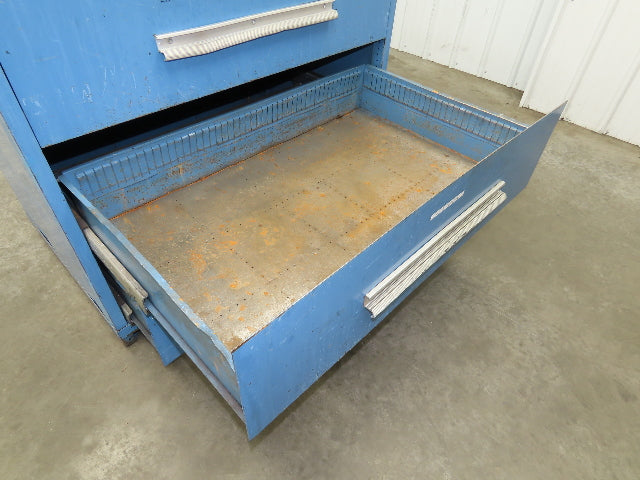 Lyon Tool Cabinet Chest 4 Drawer 28x45x44" Gray Lista Stanley Vidmar Rough