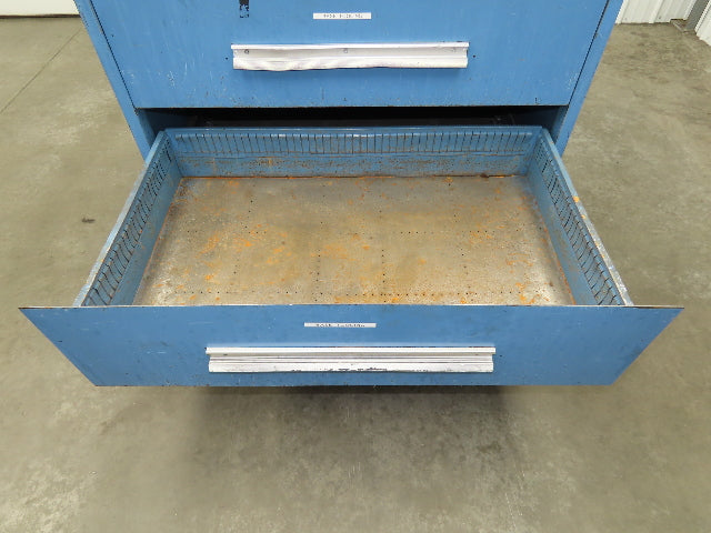 Lyon Tool Cabinet Chest 4 Drawer 28x45x44" Gray Lista Stanley Vidmar Rough