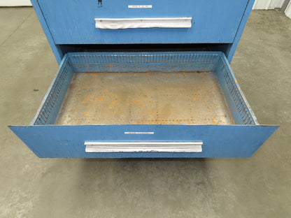 Lyon Tool Cabinet Chest 4 Drawer 28x45x44" Gray Lista Stanley Vidmar Rough