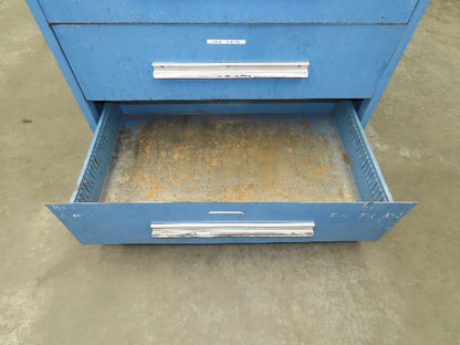 Lyon Tool Cabinet Chest 4 Drawer 28x45x44" Gray Lista Stanley Vidmar Rough
