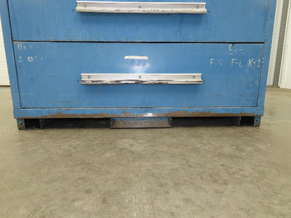 Lyon Tool Cabinet Chest 4 Drawer 28x45x44" Gray Lista Stanley Vidmar Rough