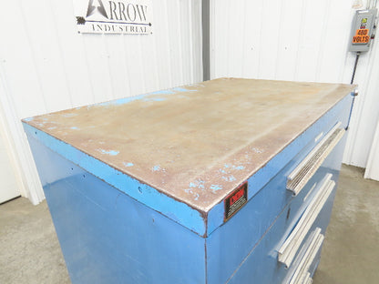 Lyon Tool Cabinet Chest 4 Drawer 28x45x44" Gray Lista Stanley Vidmar Rough