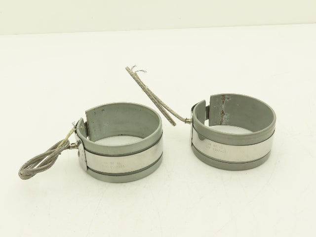 Watlow B3N2AC3 Steel Band Heater 2"Width x 3-3/4"ID 700W 240V  Lot of 2