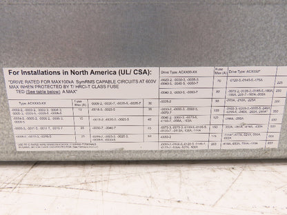 ABB ACS800-U1-0140-5+P901 VFD Variable Speed AC Drive 150Hp 480V 3Ph