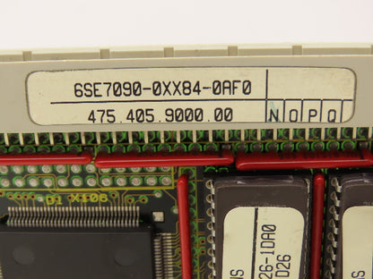 Siemens 6SE7090-0XX84-0AF0 SIMOVERT Masterdrives Closed/Open Loop Control Module