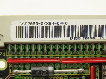 Siemens 6SE7090-0XX84-0AF0 SIMOVERT Masterdrives Closed/Open Loop Control Module