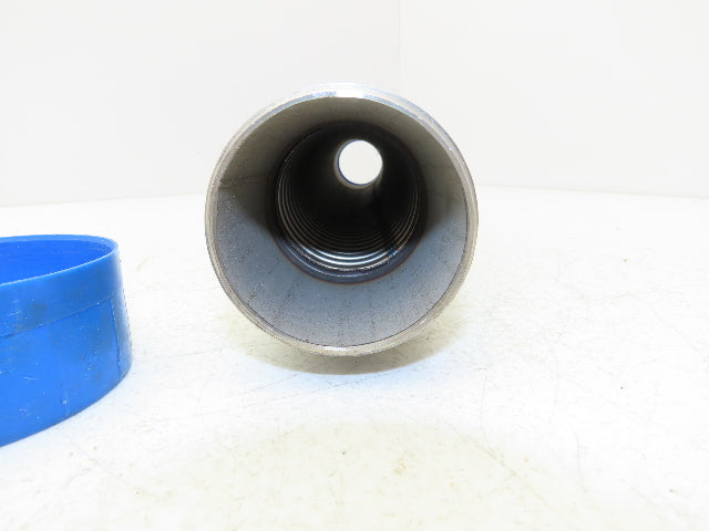 2" x 18" Braided Stainless Steel Compressed Air Flex Hose 2" NPT Male Ends
