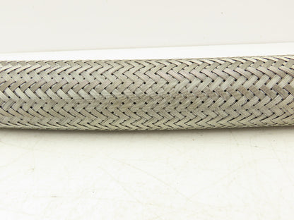 1-1/2" x 30" Braided Stainless Steel Compressed Air Flex Hose 1-1/2"MNPT Ends
