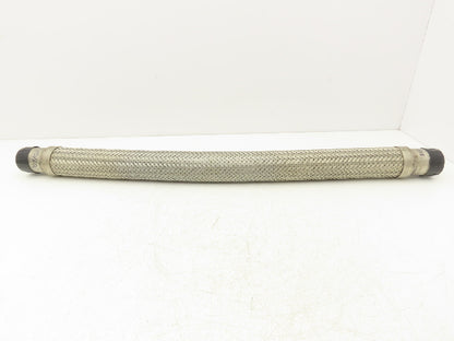 1-1/2" x 30" Braided Stainless Steel Compressed Air Flex Hose 1-1/2"MNPT Ends