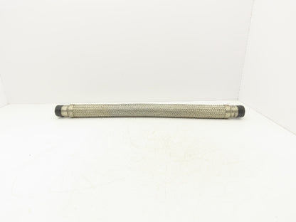 1-1/2" x 30" Braided Stainless Steel Compressed Air Flex Hose 1-1/2"MNPT Ends
