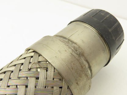 1-1/2" x 30" Braided Stainless Steel Compressed Air Flex Hose 1-1/2"MNPT Ends