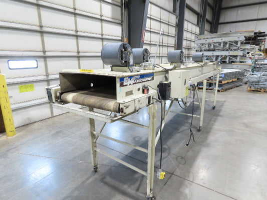 EMI Plastics 35"x 20' Belt Conveyor Dryer 29" Tunnel 115V Variable Speed 62FPM