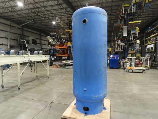 Steel Fab Vertical Compressed Air Receiver Tank 400 Gallon 200 PSI 36"x 103"