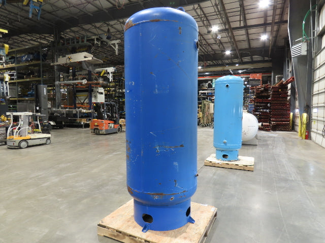 Steel Fab Vertical Compressed Air Receiver Tank 400 Gallon 200 PSI 36"x 103"