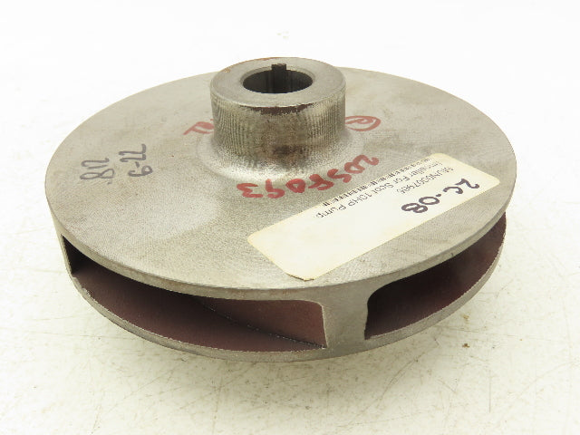 Scott 131.000.473 Pump Impeller #54 Iron 6.00" x .88" Bore Small Radius 2.85"