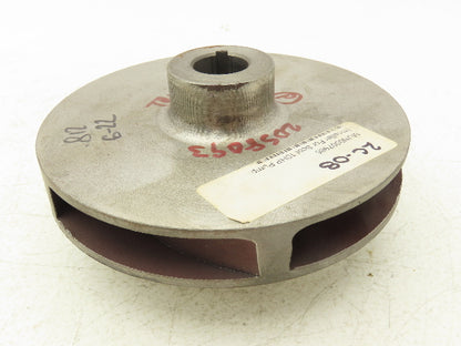 Scott 131.000.473 Pump Impeller #54 Iron 6.00" x .88" Bore Small Radius 2.85"