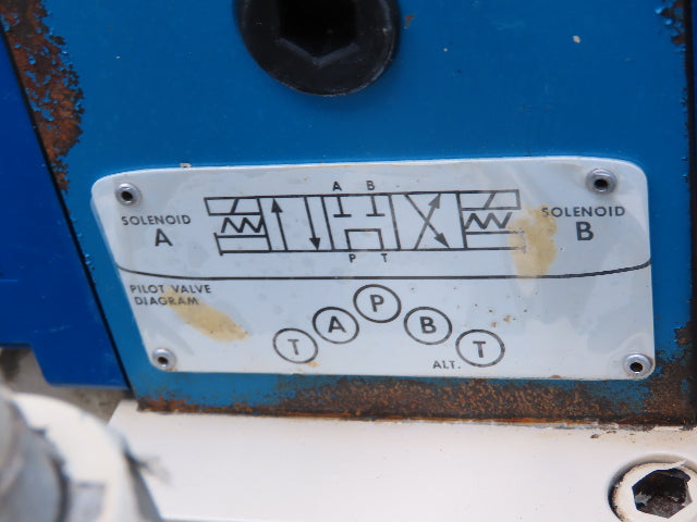 Hydro-Mechanical Vickers PVB6 Hydraulic Power Unit 25 Gal 6gpm 2000psi 5Hp 3PH