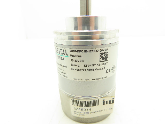 Posital OCD-DPC1B-1212-C100-H3P IXARC Absolute Multiturn Encoder 10-30VDC 12 Bit