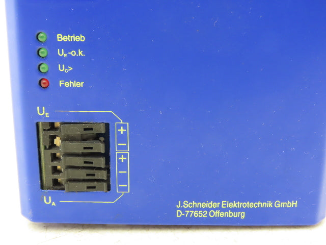 J. Schneider C-TEC 2410-10KJ-001 10A Power Supply 12/24VDC Capacitor Buffered