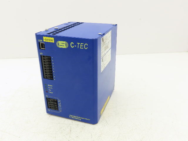 J. Schneider C-TEC 2410-10KJ-001 10A Power Supply 12/24VDC Capacitor Buffered