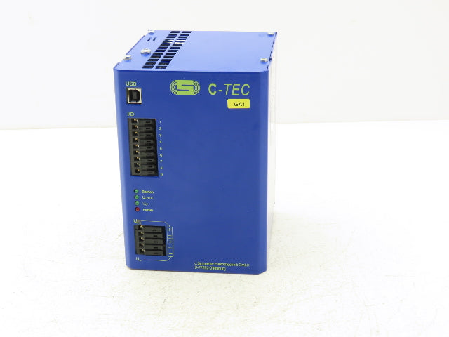 J. Schneider C-TEC 2410-10KJ-001 10A Power Supply 12/24VDC Capacitor Buffered
