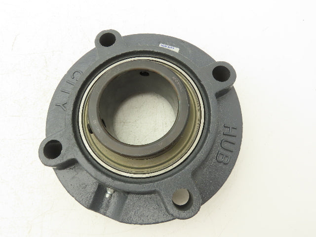 Hub City FC350X3 Flange Ball Bearing 3" Bore 4 Bolt Piloted Set Screw Lock