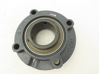 Hub City FC350X3 Flange Ball Bearing 3" Bore 4 Bolt Piloted Set Screw Lock