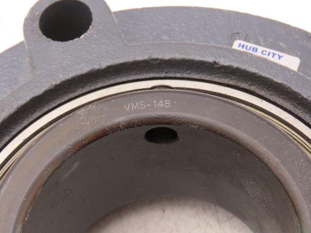 Hub City FC350X3 Flange Ball Bearing 3" Bore 4 Bolt Piloted Set Screw Lock