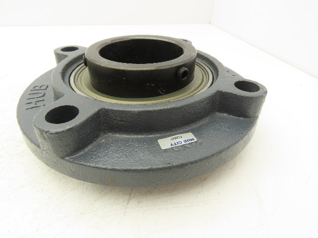 Hub City FC350X3 Flange Ball Bearing 3" Bore 4 Bolt Piloted Set Screw Lock