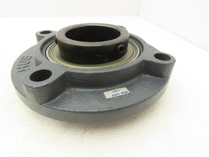 Hub City FC350X3 Flange Ball Bearing 3" Bore 4 Bolt Piloted Set Screw Lock