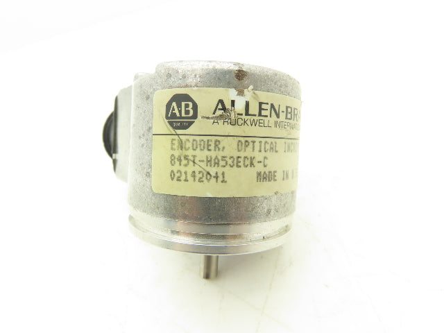 Allen Bradley 845T-HA53ECK-C Encoder Optical Incremental 24VDC 6mm Shaft 360PPR