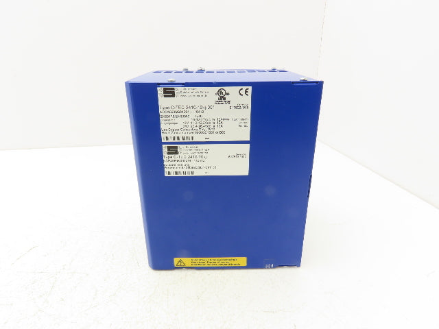 J. Schneider C-TEC 2410-10KJ-001 10A Power Supply 12/24V Capacitor Buffered READ