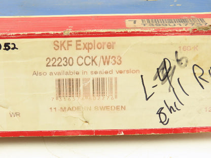 SKF 22230 CCK/W33 Spherical Roller Bearing 150mm ID 270mm OD 73mm W Tapered 1:12