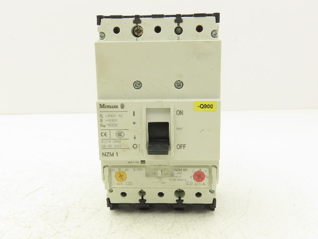 Moeller NZM N1-A80 Circuit Breaker 80A 3-Pole 690VAC 3PH Molded Case
