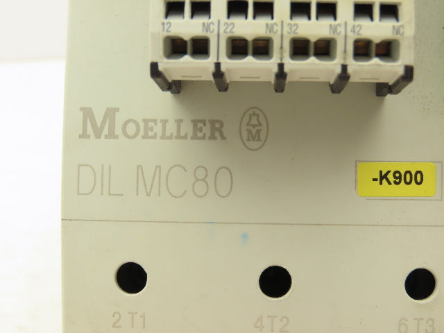 Klockner Moeller DIL MC80 Motor Starter Contactor 75Hp 600A 600V 3Ph