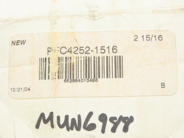 MB Mfg PFC4252-1516 Flange-Mount Ball Bearing 2-15/16" ID 4 Bolt Set Screw Lock