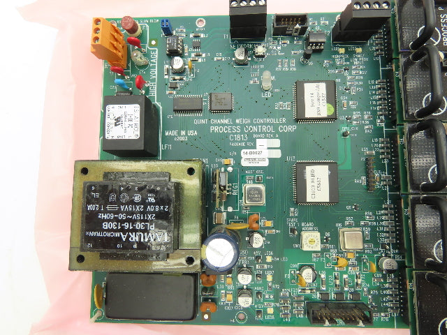 Process Control Corp C1813 REV A  Quint Channel Weigh Controller Board PCB