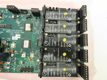 Process Control Corp C1813 REV A  Quint Channel Weigh Controller Board PCB