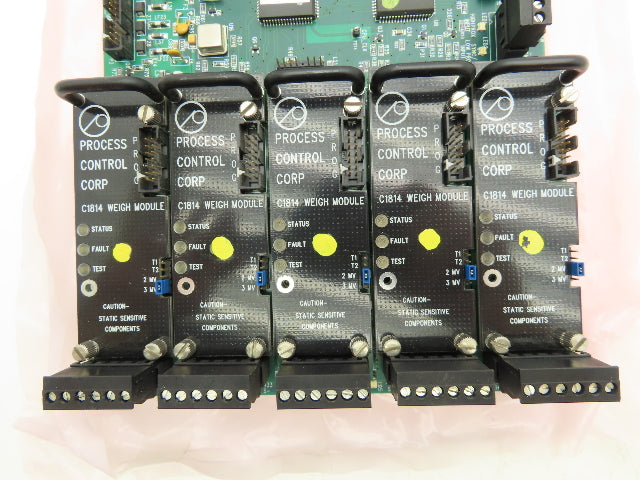 Process Control Corp C1813 REV A  Quint Channel Weigh Controller Board PCB