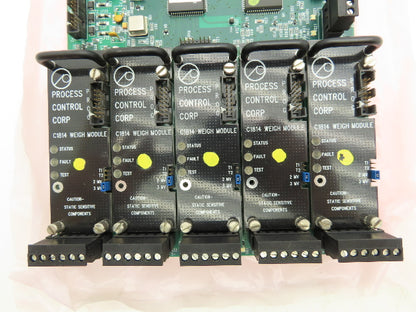 Process Control Corp C1813 REV A  Quint Channel Weigh Controller Board PCB
