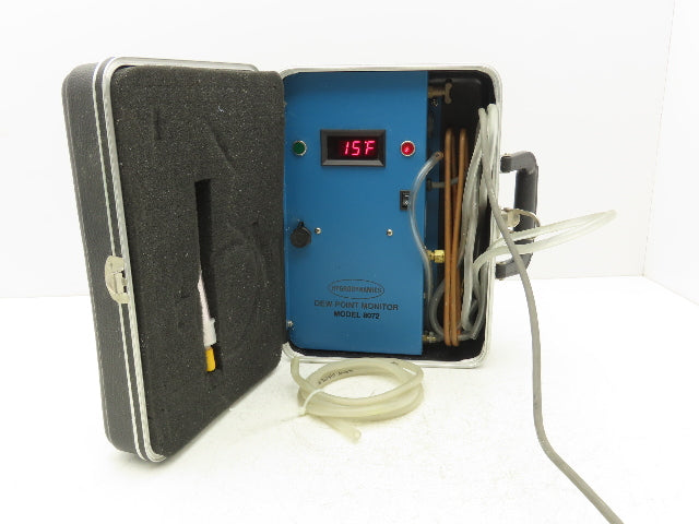 Hygrodynamics 8072 Dew Point Monitor Portable 120VAC Hoses Desiccate Tube