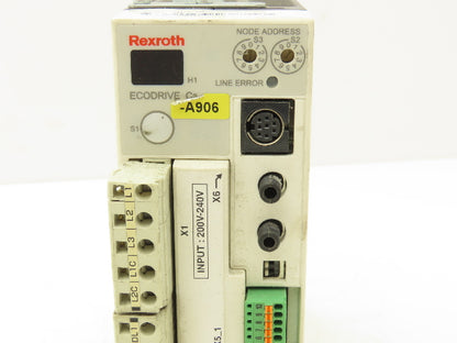 Rexroth DKC02.3-012-3-MGP-01VRS ECODRIVE Servo Amplifier Controller 106V READ